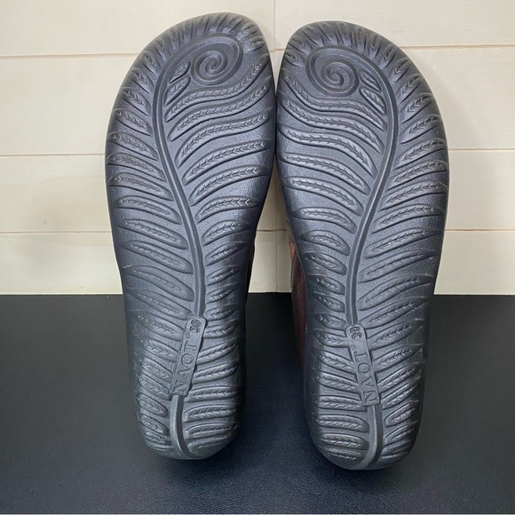 Naot Terehu Slip-On Boots Brown Leather Women's Size 8.5 Shoes EU39 Booties - Picture 9 of 10